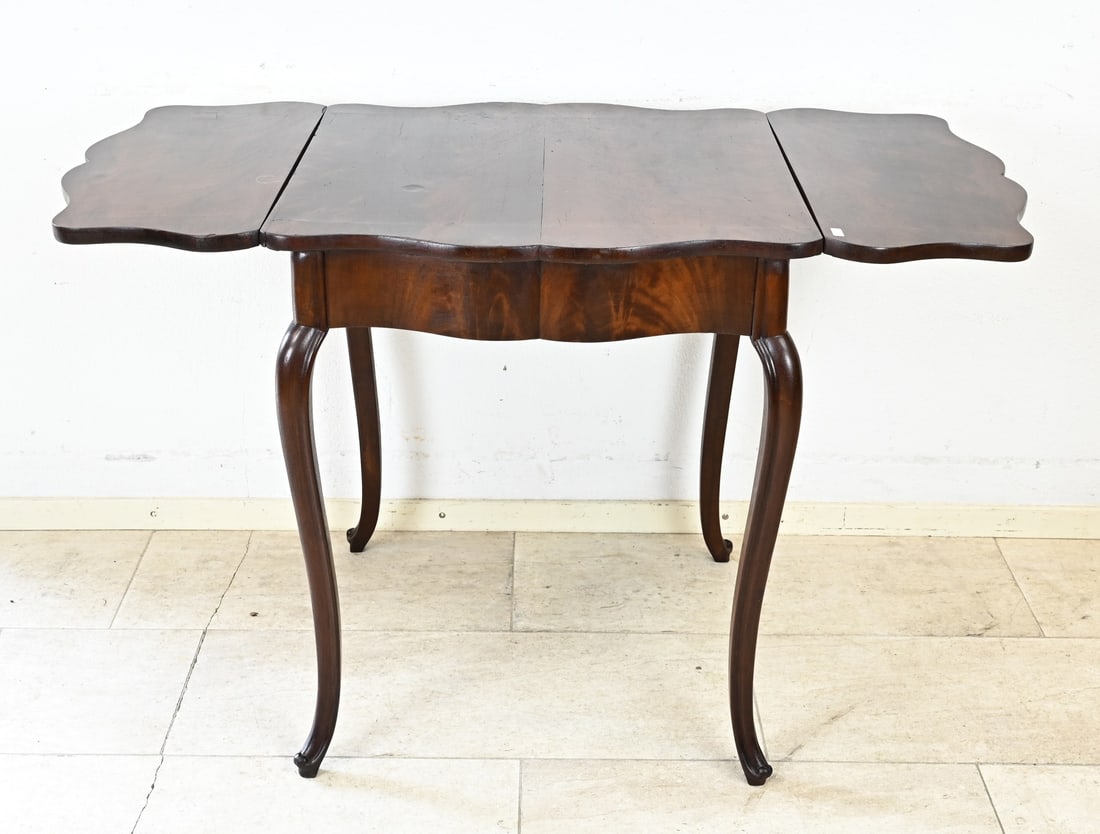 Mahogany folding table - 2