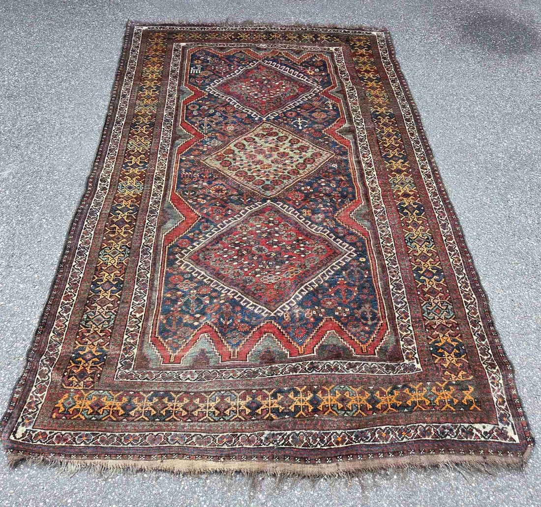 Persian rug, 254 x 179 cm. (1 of 3)