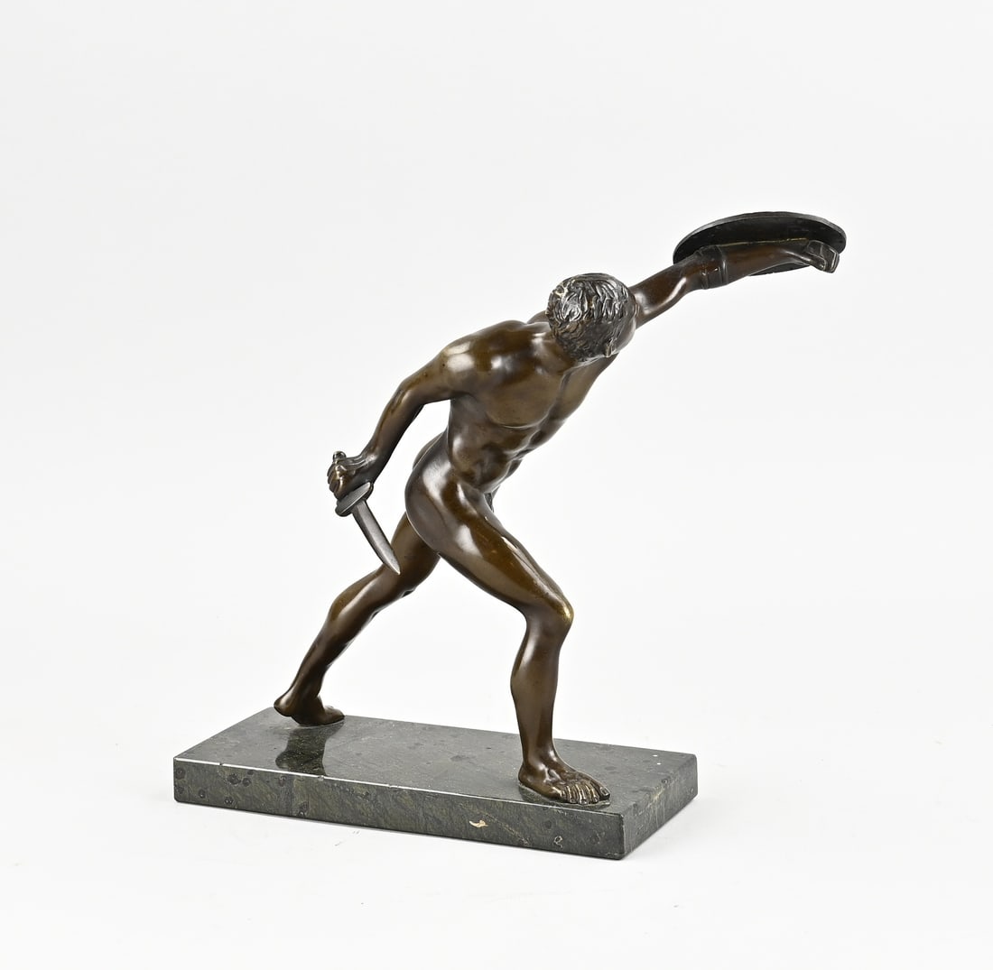 Bronze statue, Gladiator - 2