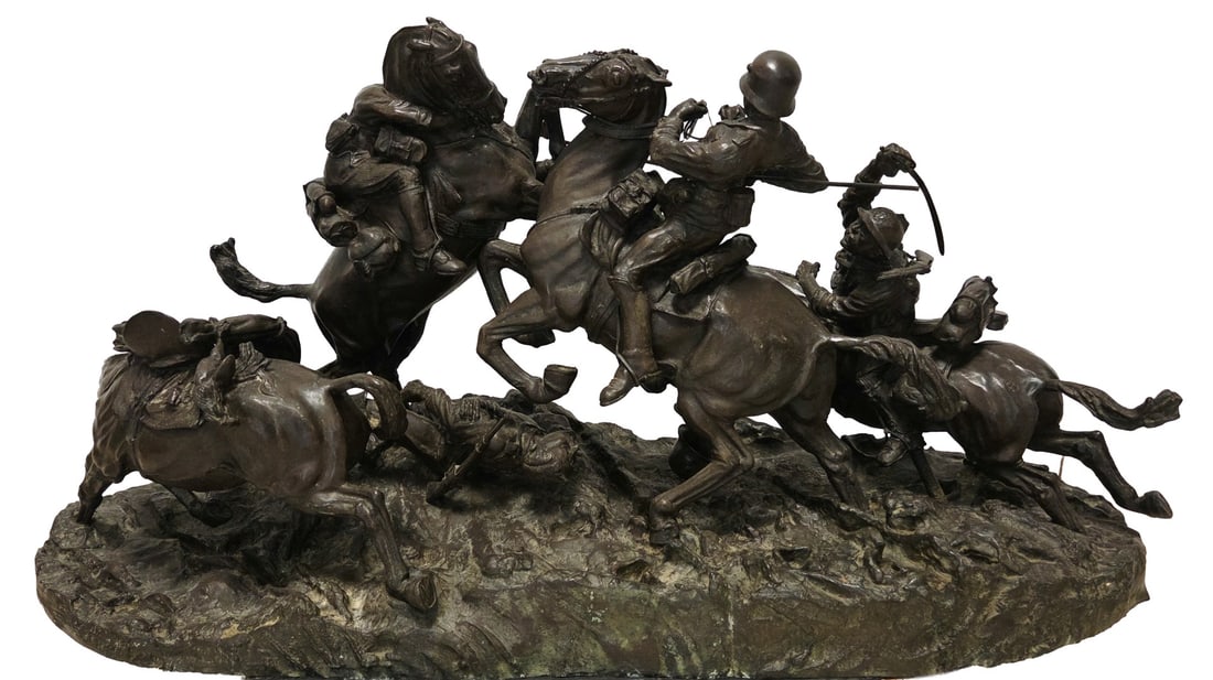 Bronze figure group - 2