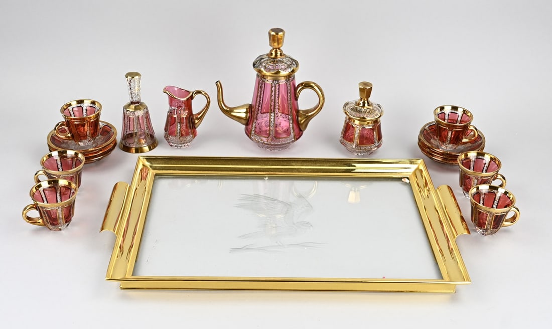 Bohemian tea set + tray (1 of 1)