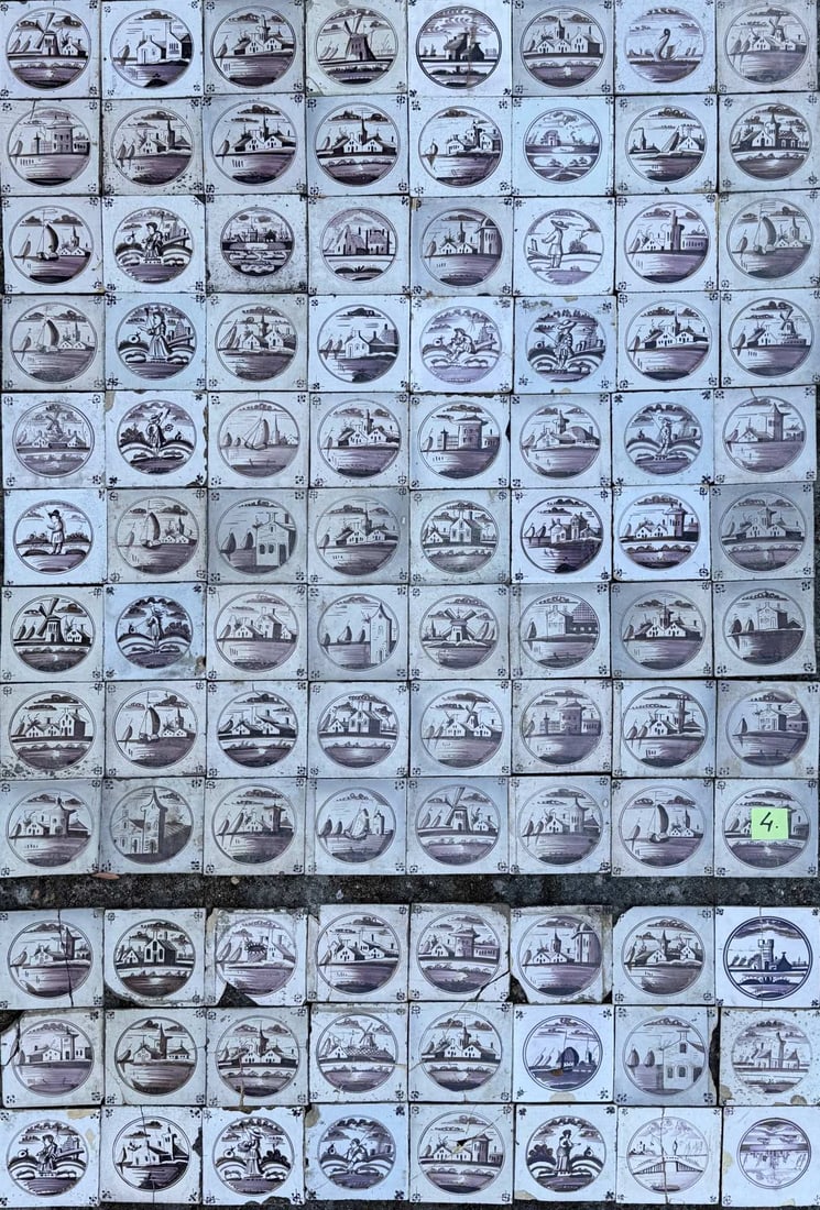 Lot of landscape/tiles (72 pcs.) (1 of 1)