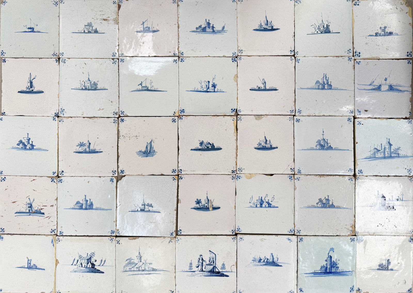 Lot of tiles (mound) (30 pcs.) (1 of 1)