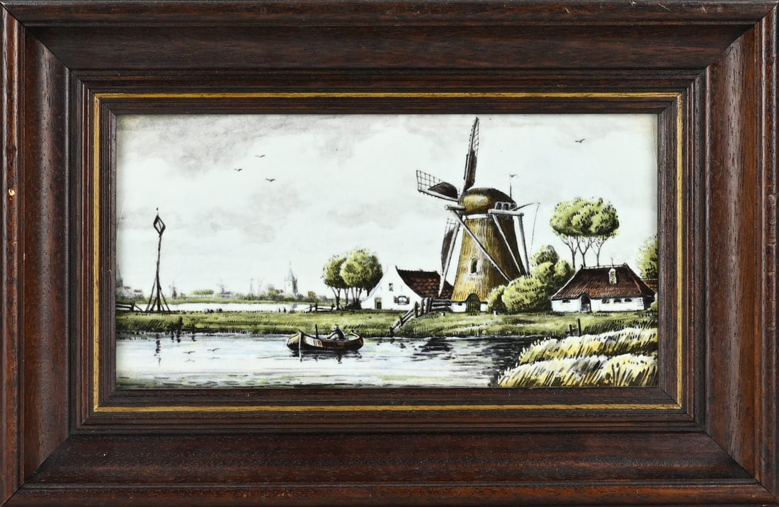 Porcelain plaque, 26 x 14 cm. (1 of 1)