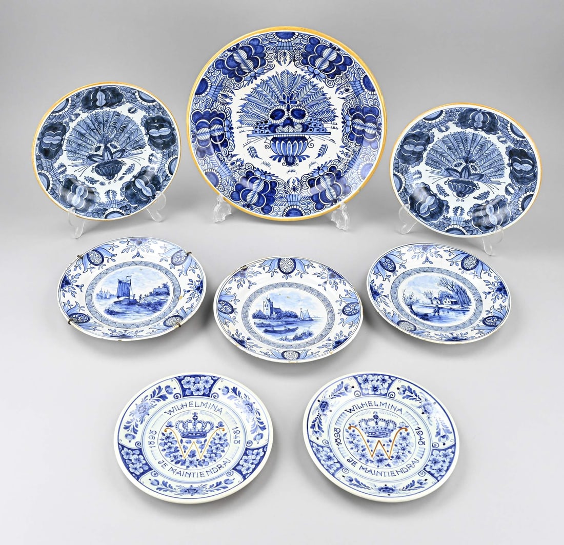 Lot of various plates (Holland) 8x (1 of 1)