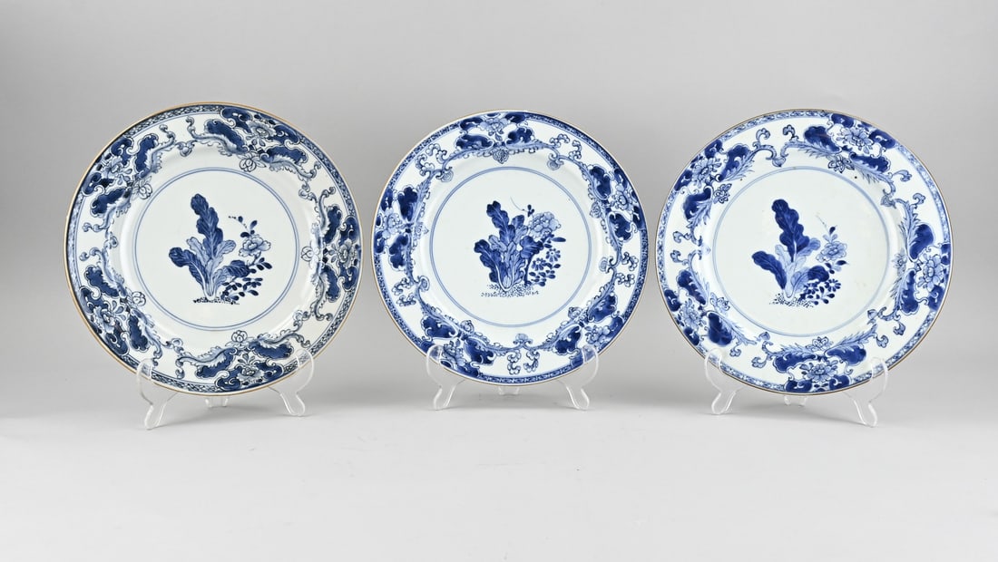 3x Chinese plate Ø 26.5 cm. (1 of 1)