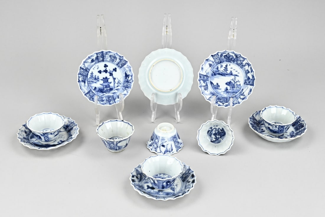 Lot of Chinese cups/saucers (6x) (1 of 1)