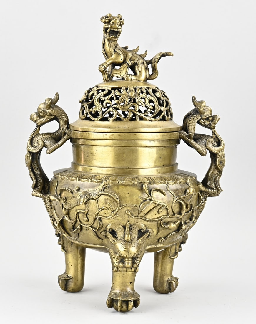 Chinese bronze incense burner (1 of 1)