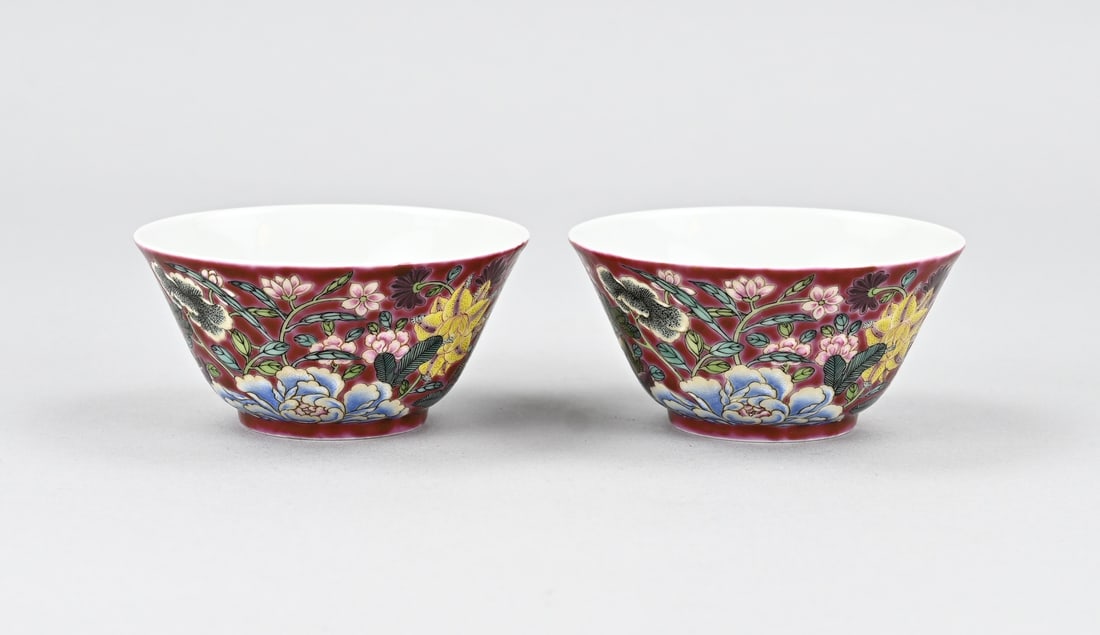 2x Chinese cup Ø 9 cm. (1 of 1)