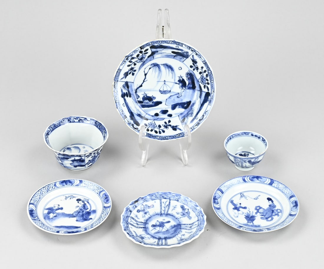 6 Pieces of Chinese porcelain (1 of 1)