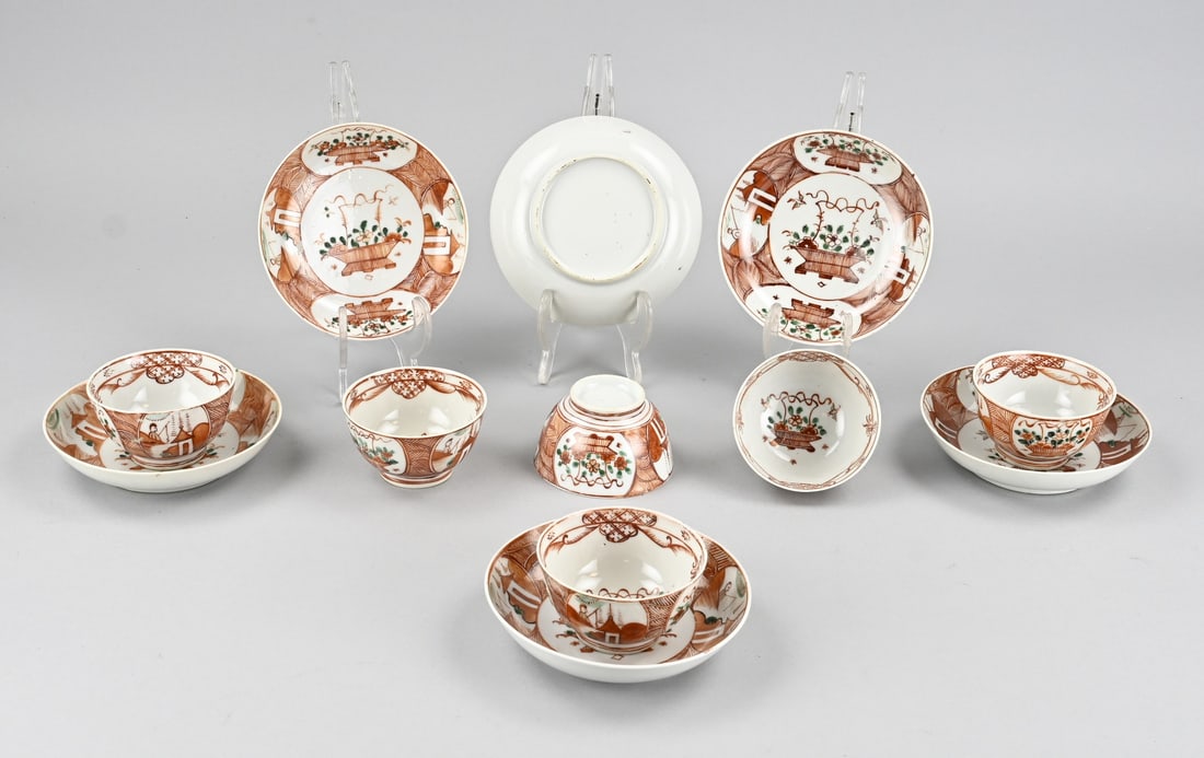 6x Chinese cups + saucers (1 of 1)