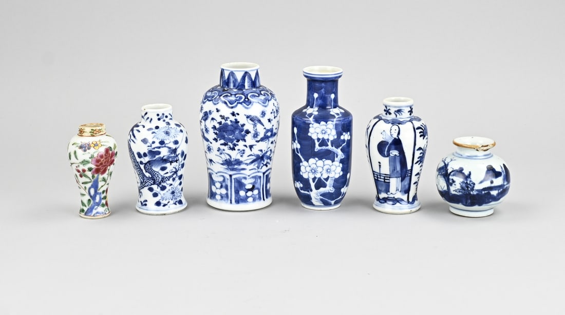 Lot of Chinese vases (6x) (1 of 1)
