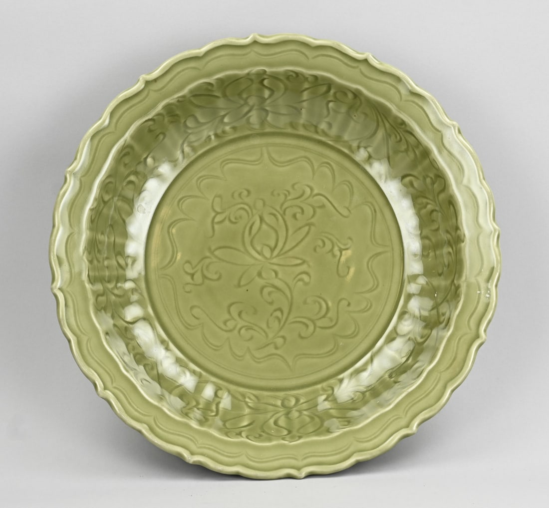 Celadon dish Ø 40.5 cm. (1 of 1)