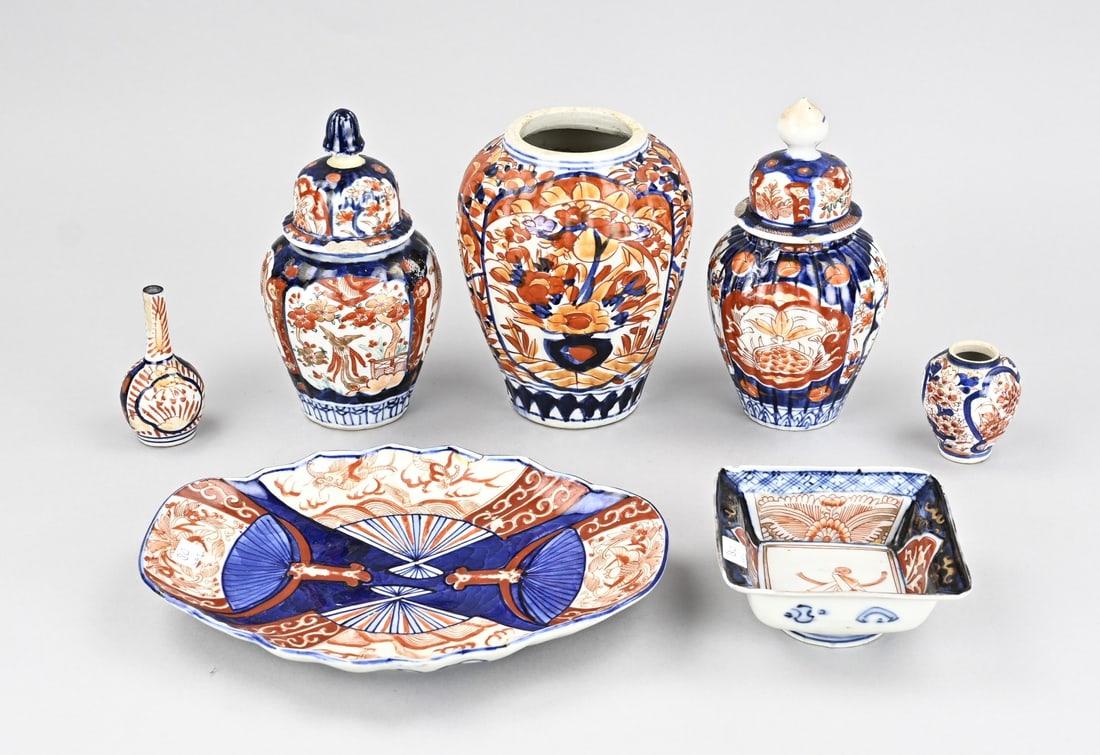 Lot of Japanese Imari (7x) (1 of 1)