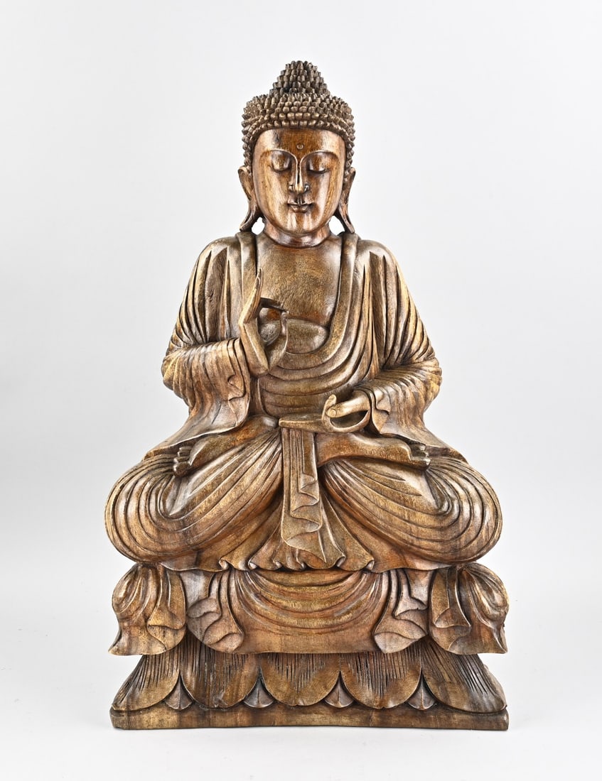 Large Balinese Buddha, H 77 cm. (1 of 1)