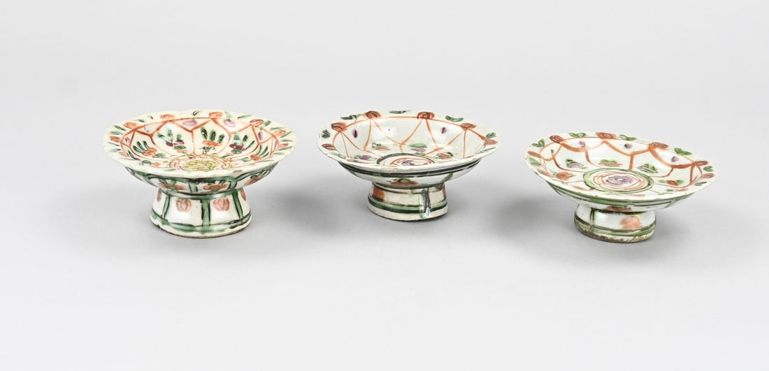 3x Chinese tazza Ø 11.2 cm. (1 of 1)