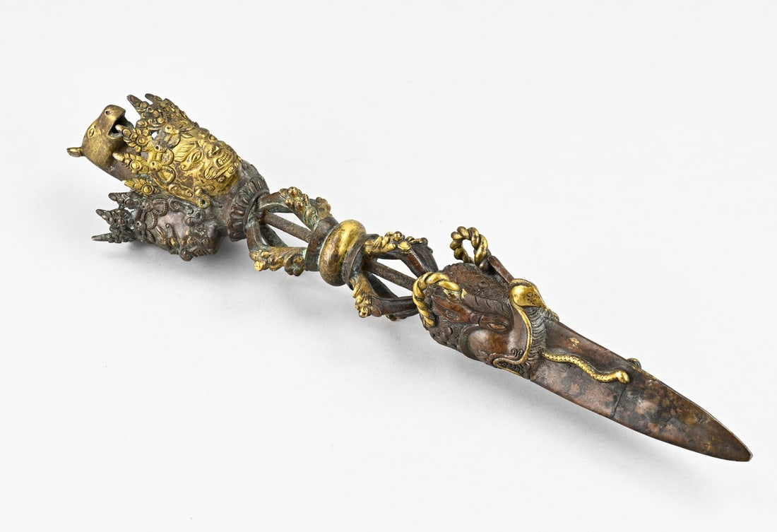 Bronze phurba (Tibet) (1 of 1)