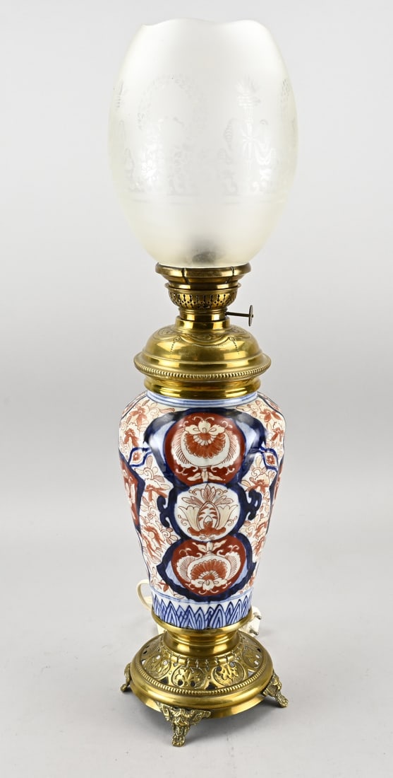 Imari vase lamp, H 65 cm. (1 of 1)
