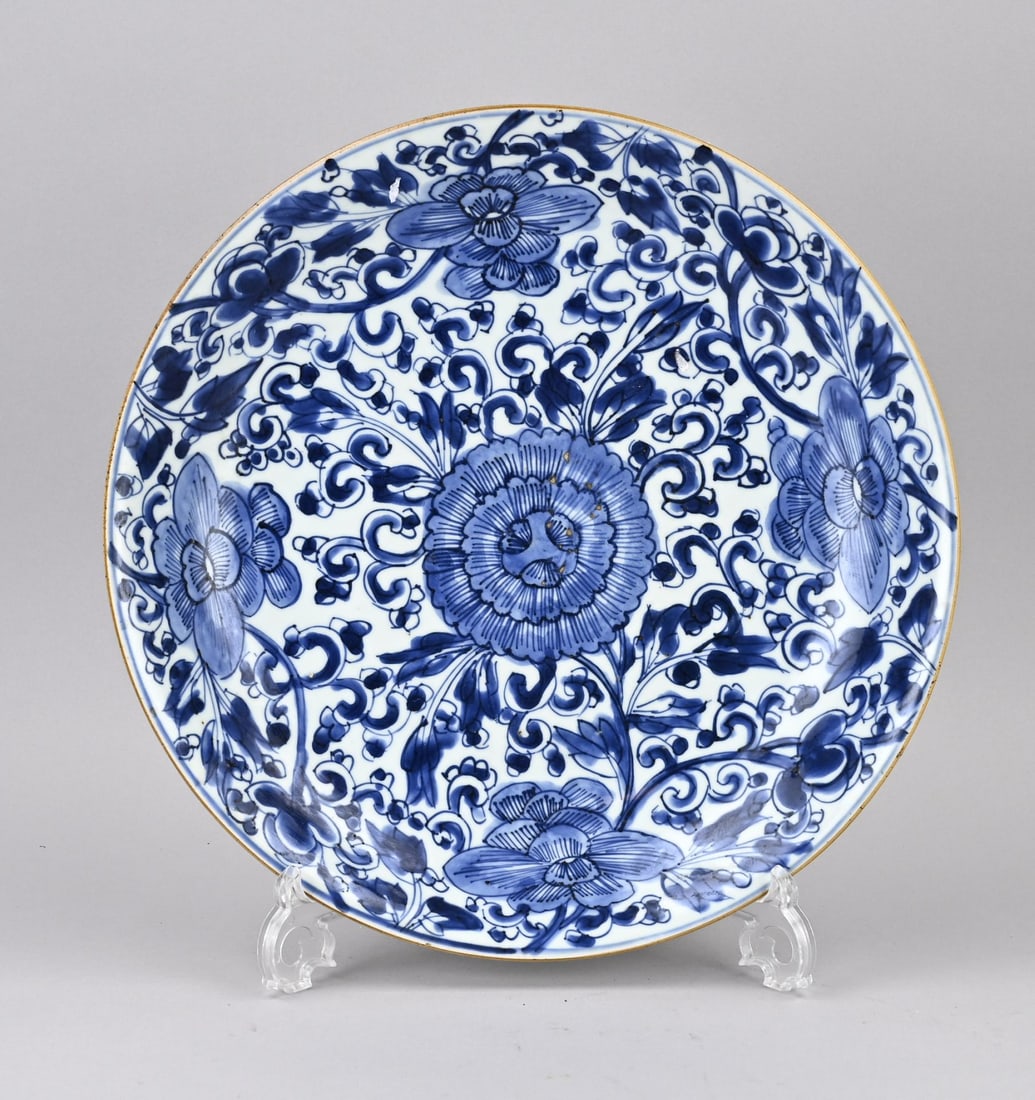Chinese dish (blue/white) Ø 35.7 cm. (1 of 1)