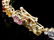 14K Gold 13.03ct Sapphire 0.52ct Diamond Bracelet - 3