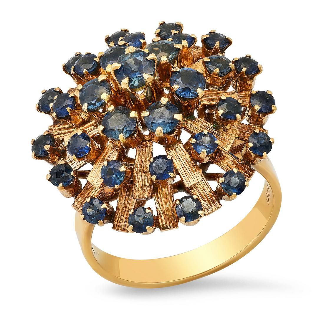 14K Rose Gold Setting with 1.35ct Sapphire Ladies Ring: Retail: $1,325.00 ****** 14K Rose Gold Setting with 1.35ct Sapphire Ladies Ring ****** Size: 6.75 / Metal: 14K Rose Gold / Total Item Weight: 6.3 Grams / Country Made: United States / / Main Stone: Sa