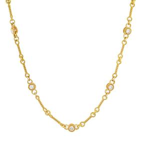 18K Yellow Gold & 2.64ct Diamond Necklace
