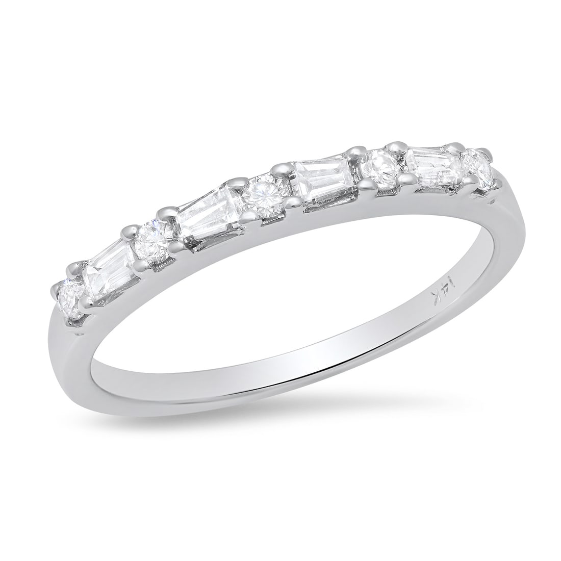 14K White Gold Setting with 0.36ct Diamond Ladies Ring: Retail: $1,175.00 ****** 14K White Gold Setting with 0.36ct Diamond Ladies Ring ****** Size: 7 / Metal: 14K White Gold / Total Item Weight: 2.2 Grams / Country Made: United States / / Main Stone: Diam