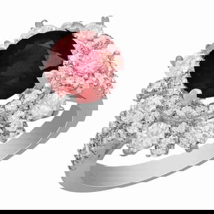 14k White Gold 2.49ct Ruby 2.52ct Diamond Ring: Retail: $7,750.00 ****** 14k White Gold 2.49ct Ruby 2.52ct Diamond Ring ****** Metal: 14K White Gold / Total Item Weight: 7.00 grams / Country Made: United States / / Main Stone: Ruby / Color: