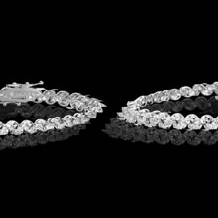 18k White Gold 7.35ct Diamond Bracelet: Retail: $27,275.00 ****** 18k White Gold 7.35ct Diamond Bracelet ****** Metal: 18K White Gold / Total Item Weight: 12.3 grams / Country Made: United States / / Main Stone: Diamond / Carat Total