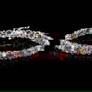14K Gold 23.22ct Sapphire 1.64ct Diamond Bracelet