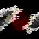 14K Yellow Gold 5.37ct Ruby and 1.36ct Diamond Ring