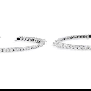 14K White Gold Setting with 2.79ct Diamond Bracelet: Retail: $8,940.00 ****** 14K White Gold Setting with 2.79ct Diamond Bracelet ****** Metal: 14K White Gold / Total Item Weight: 11.6 / Country Made: United States / / Main Stone: Diamond / Carat