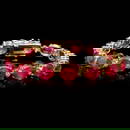 14k Gold 35.17ct Ruby 1.12ct Diamond Bracelet