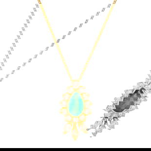 18K Yellow Gold Setting with 1.00ct Emerald and 0.93ct Diamond Pendant: Retail: $7,257.00 ****** 18K Yellow Gold Setting with 1.00ct Emerald and 0.93ct Diamond Pendant ****** Metal: 18K Yellow Gold / Total Item Weight: 3.7 Grams / Country Made: United States / / Main Ston
