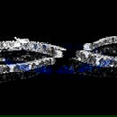 14K Gold 18.24ct Sapphire 1.87ct Diamond Bracelet