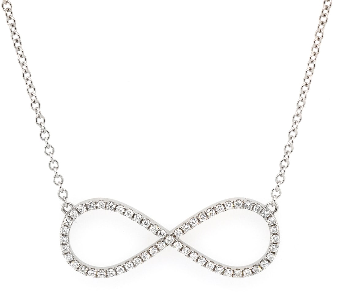 18K White Gold Ladies Pendant with 1.09ct tw Diamonds: Retail: $7,000.00 ****** 18K White Gold Ladies Pendant with 1.09ct tw Diamonds ****** Size: 17 / Metal: 18K White Gold / Total Item Weight: 6.1 Grams / Country Made: United States / / Main Stone: