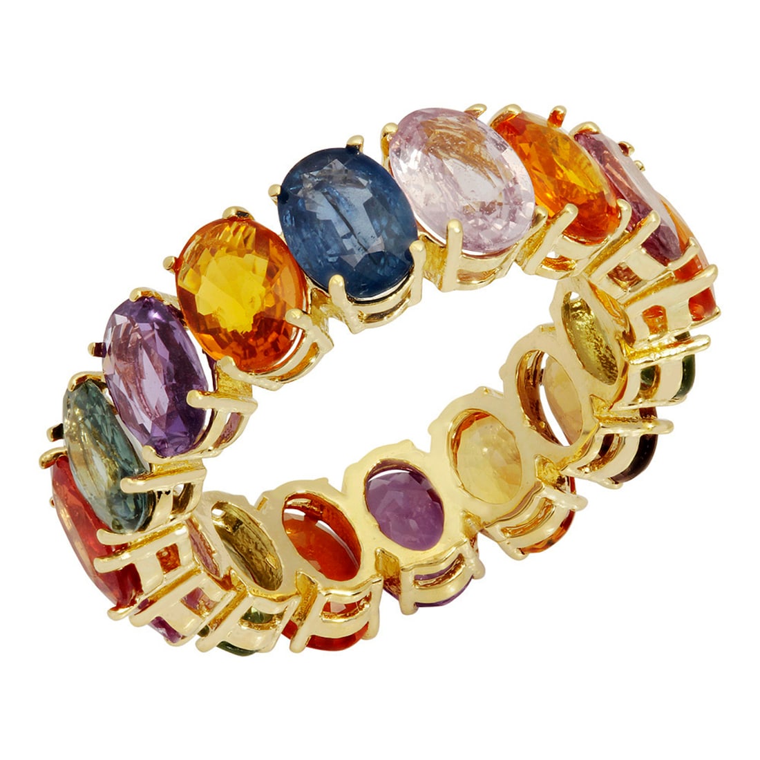 14k Yellow Gold 12.99ct Sapphire Ring (1 of 4)