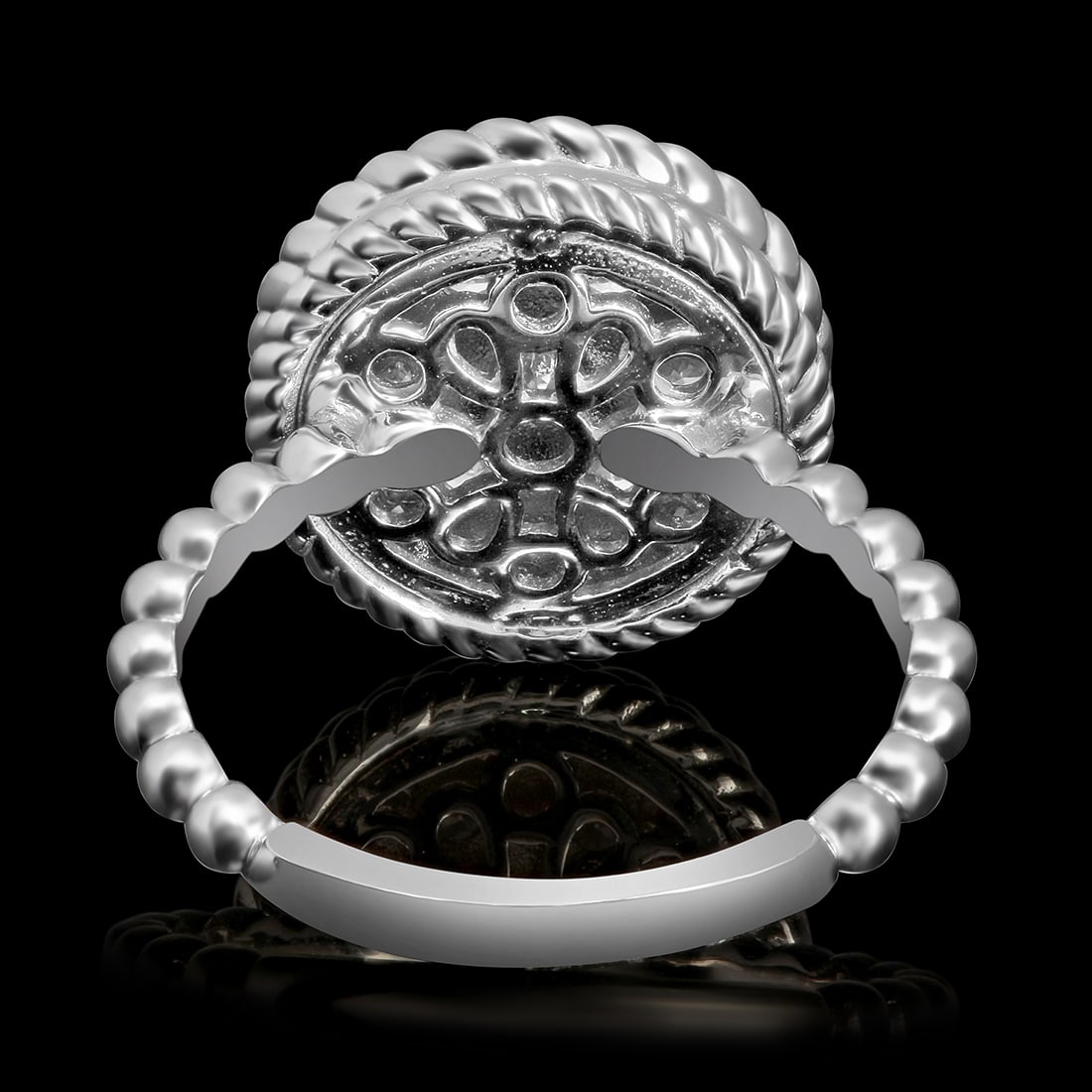 14k White Gold 1.09ct Diamond Ring - 3