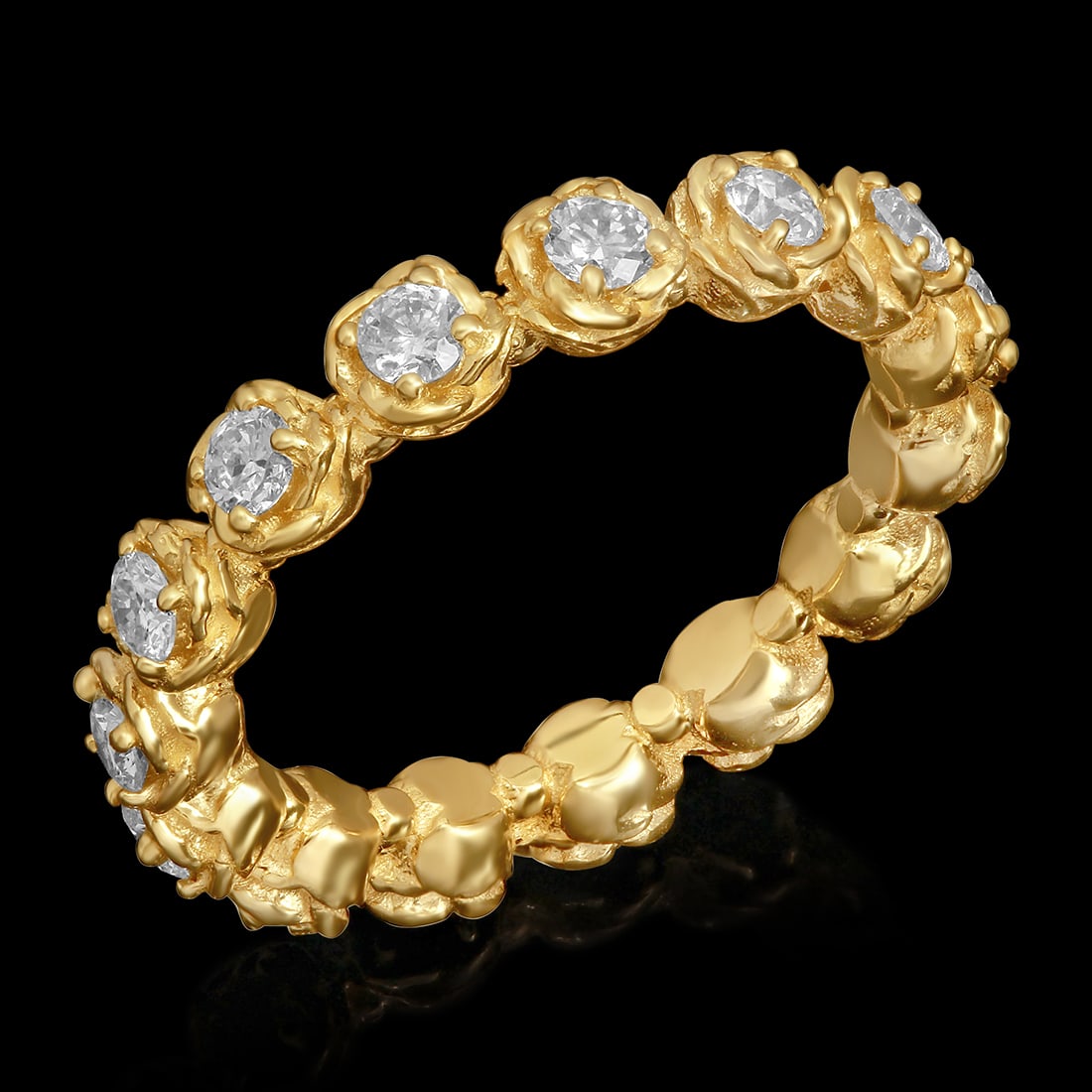14k Yellow Gold 1.11ct Diamond Ring: Retail: $4,590.00 ****** 14k Yellow Gold 1.11ct Diamond Ring ****** Metal: 14k Yellow Gold / Total Item Weight: 4.8 Grams / Country Made: United States / / Main Stone: Diamond / Carat Total Weight: