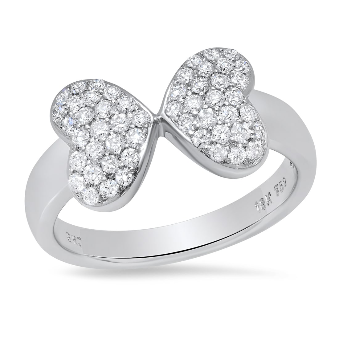 18K White Gold Setting with 0.58tcw Diamond Ladies Ring: Retail: $4,250.00 ****** 18K White Gold Setting with 0.58tcw Diamond Ladies Ring ****** Size: 6.75(we offer free resizing to winning bidders) / Metal: 18K White Gold / Country Made: United States / / 