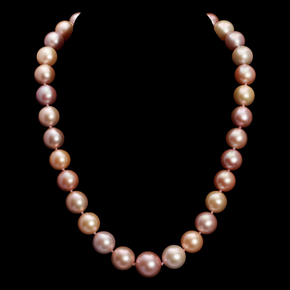 12-15mm South Sea Cultured Pearl Necklace: Retail: $15,000.00 ****** 12-15mm South Sea Cultured Pearl Necklace ****** Size: 18 / Metal: 14k Yellow Gold and Diamond Clasp / Total Item Weight: None / Country Made: United States / / Main Stone: