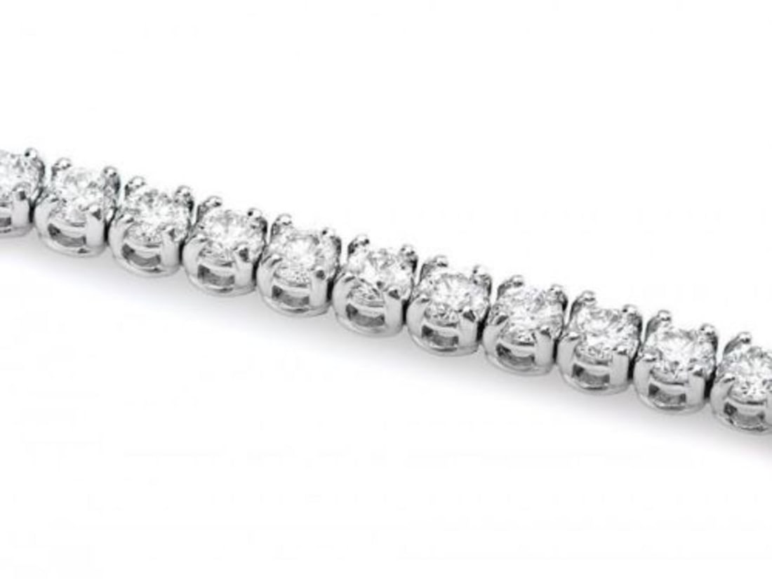 18K Gold 3.09ct Diamond Bracelet - 2