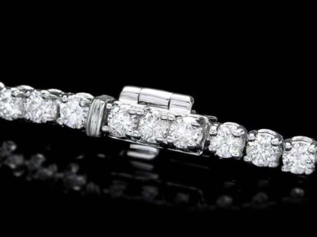 18K Gold 3.09ct Diamond Bracelet - 3