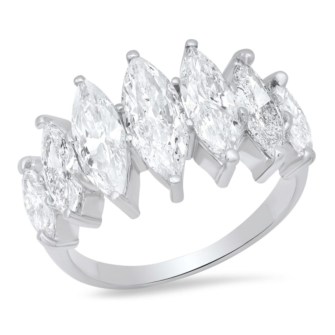 18K White Gold Setting with 3.00ct Diamond Ladies Ring: Retail: $15,600.00 ****** 18K White Gold Setting with 3.00ct Diamond Ladies Ring ****** Size: 6(we offer free resizing to winning bidders) / Metal: 18K White Gold / Total Item Weight: 4.1 Grams /