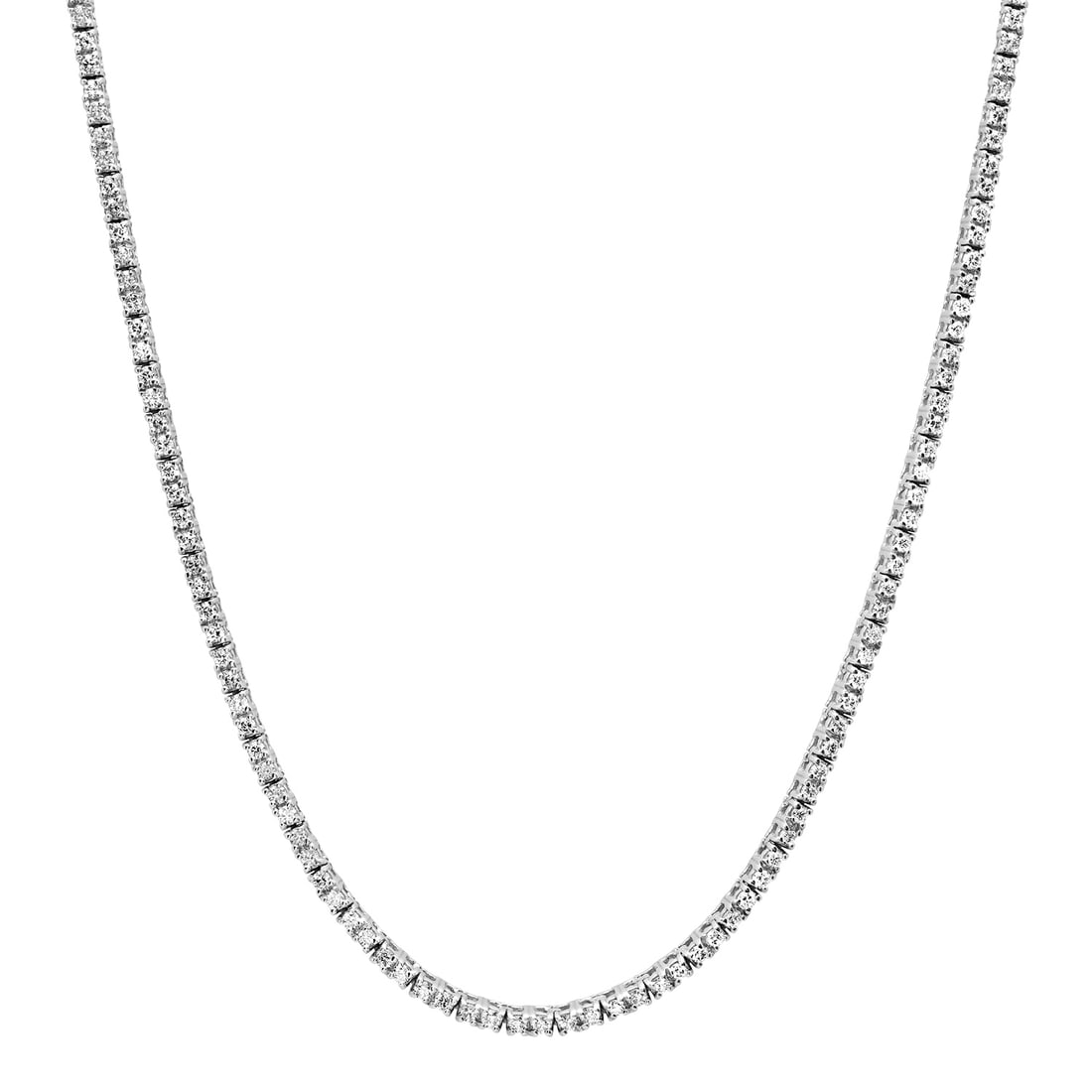 14K White Gold Setting with 3.04ct Diamond Necklace: Retail: $8,230.00 ****** 14K White Gold Setting with 3.04ct Diamond Necklace ****** Size: 17 / Metal: 14K White Gold / Total Item Weight: 10.0 Grams / Country Made: United States / / Main Stone: