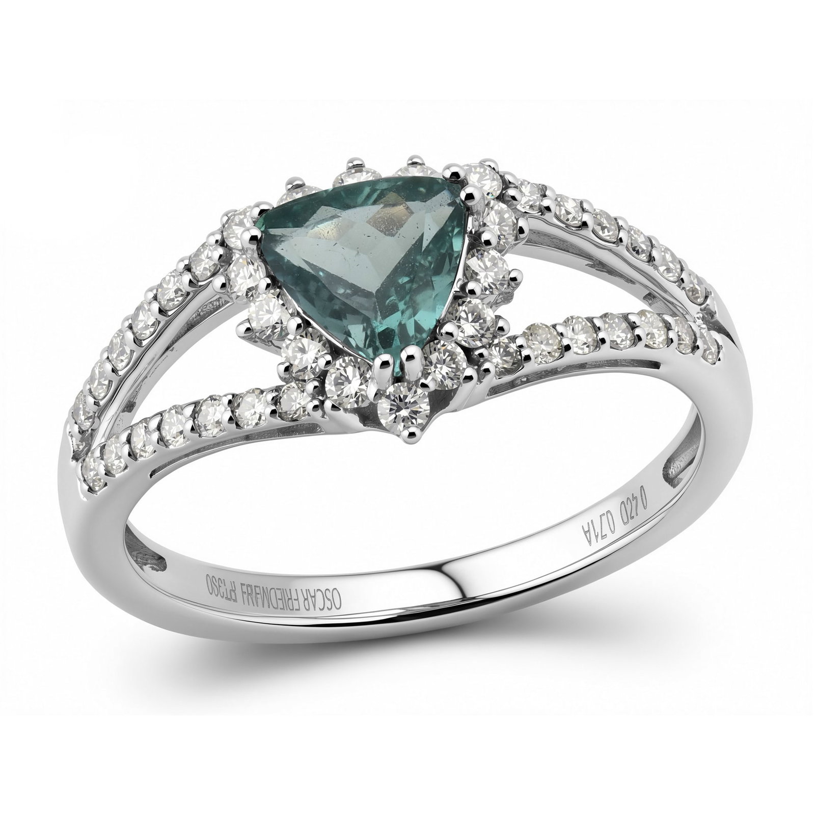 Platinum Ladies Ring with 0.71ct GIA Certified Alexandrite and 0.40tcw Adjacent Diamonds: Retail: $16,890.00 ****** Platinum Ladies Ring with 0.71ct GIA Certified Alexandrite and 0.40tcw Adjacent Diamonds ****** Size: 7 / Metal: Platinum / Total Item Weight: 3.7 Grams / Country Made: Unite