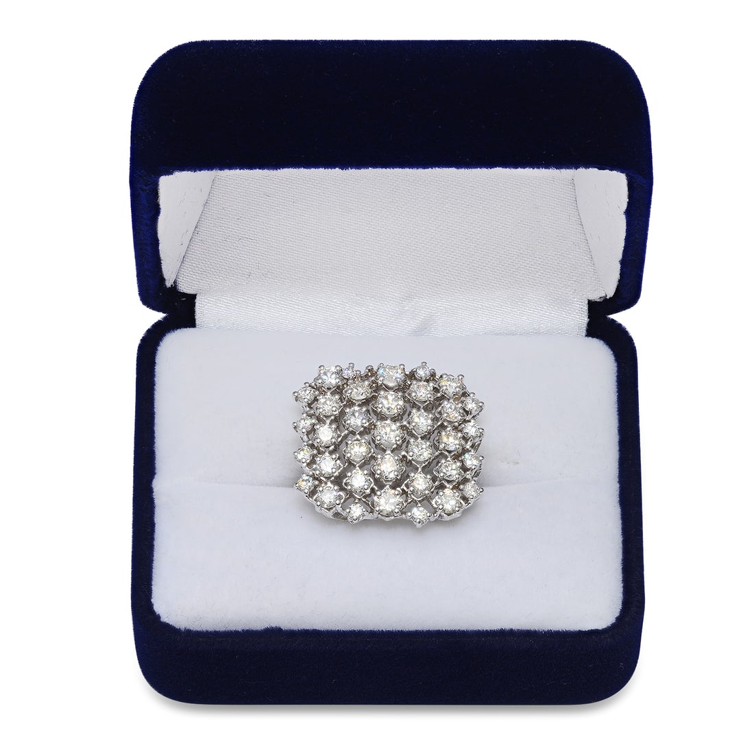 14K White Gold Setting with 3.35ct Diamond Ring - 5