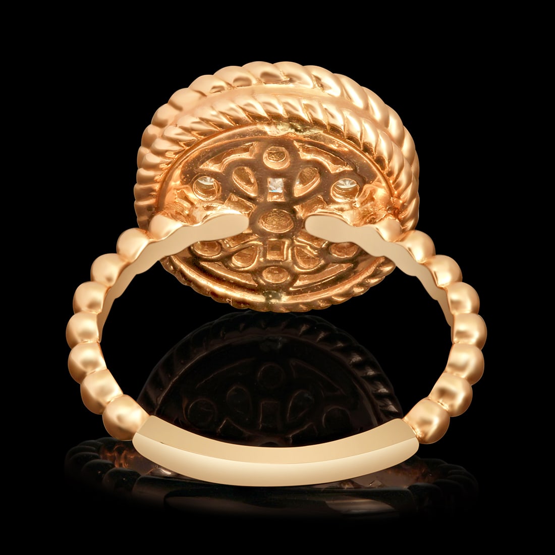 14k Rose Gold 1.09ct Diamond Ring - 3