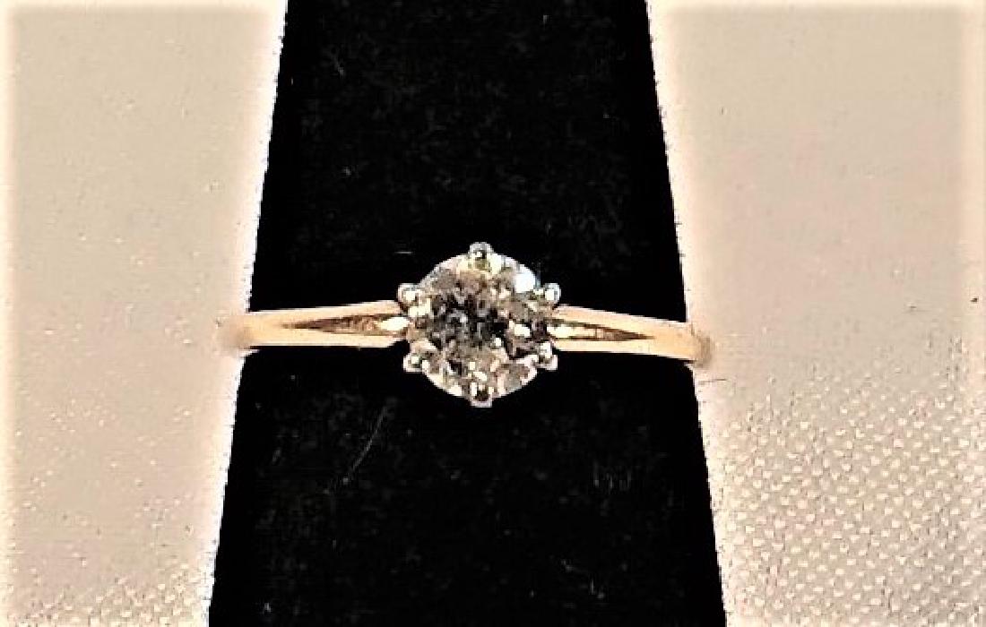 Estate 14kt Diamond Engagement Ring (1 of 1)