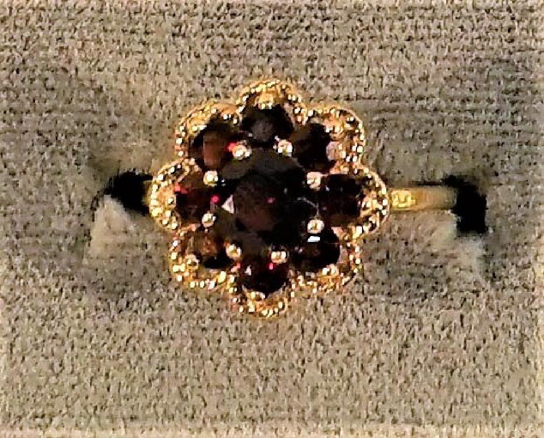 Estate 10kt Gold Garnet Ring (1 of 1)